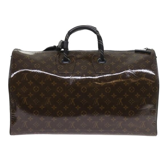 LOUIS VUITTON Monogram Glaze Keepall Bandouliere 50 Bag M43899 LV Auth 55861S - Picture 4 of 15
